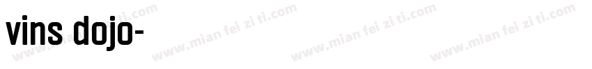 vins dojo字体转换